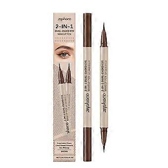 Zephoco Doppelkopf-Flüssig-Eyeliner (braun)
