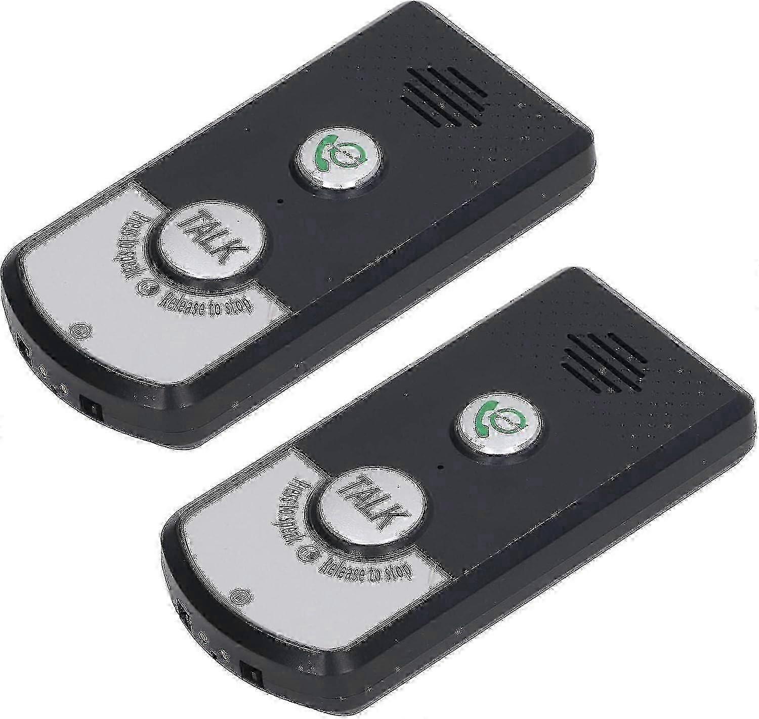 Wireless Two-Way Voice Intercom, Super Long Range Waterproof Intercom Doorbell System Unit