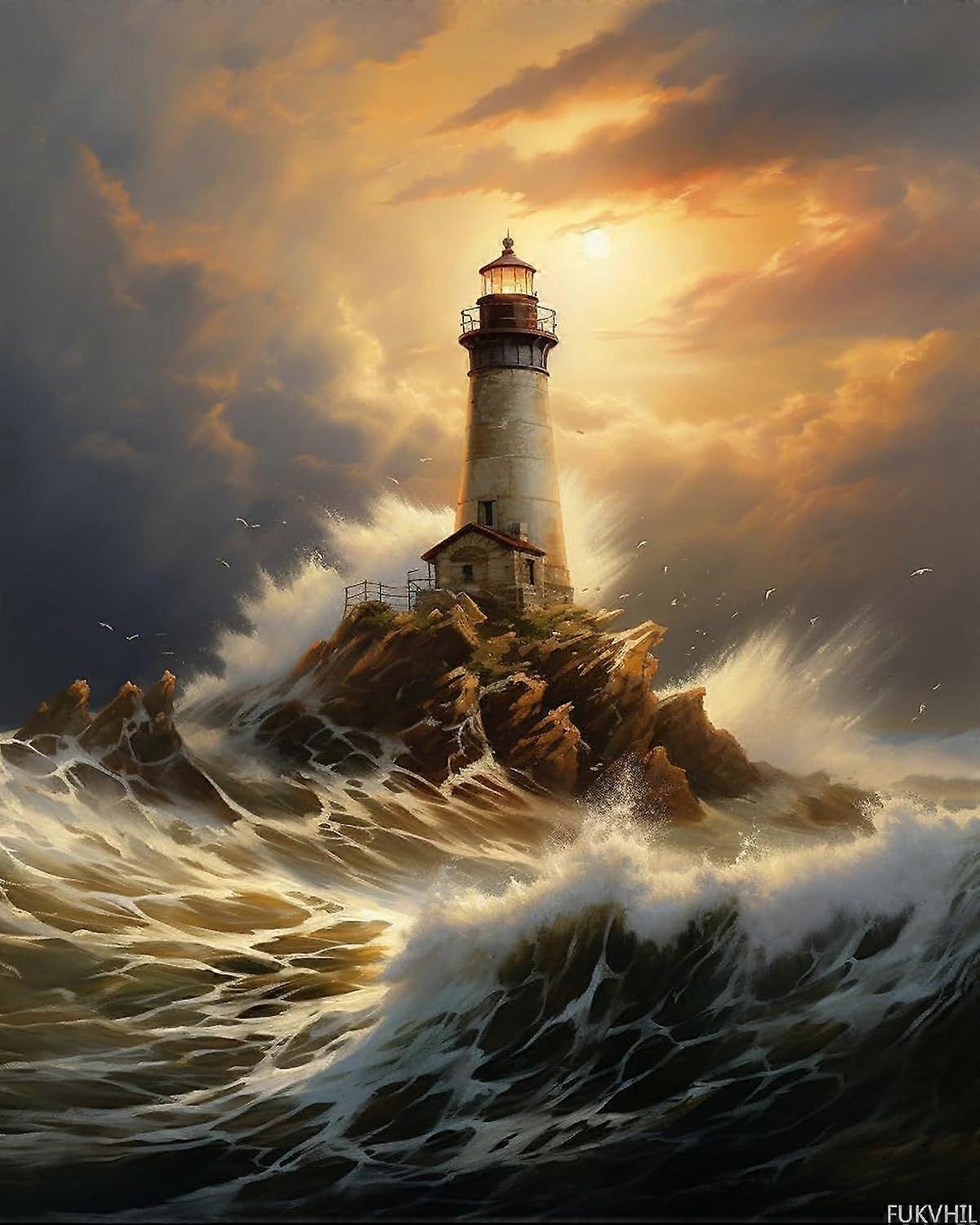 Quebra-cabeça Farol Distante Artes ASL242