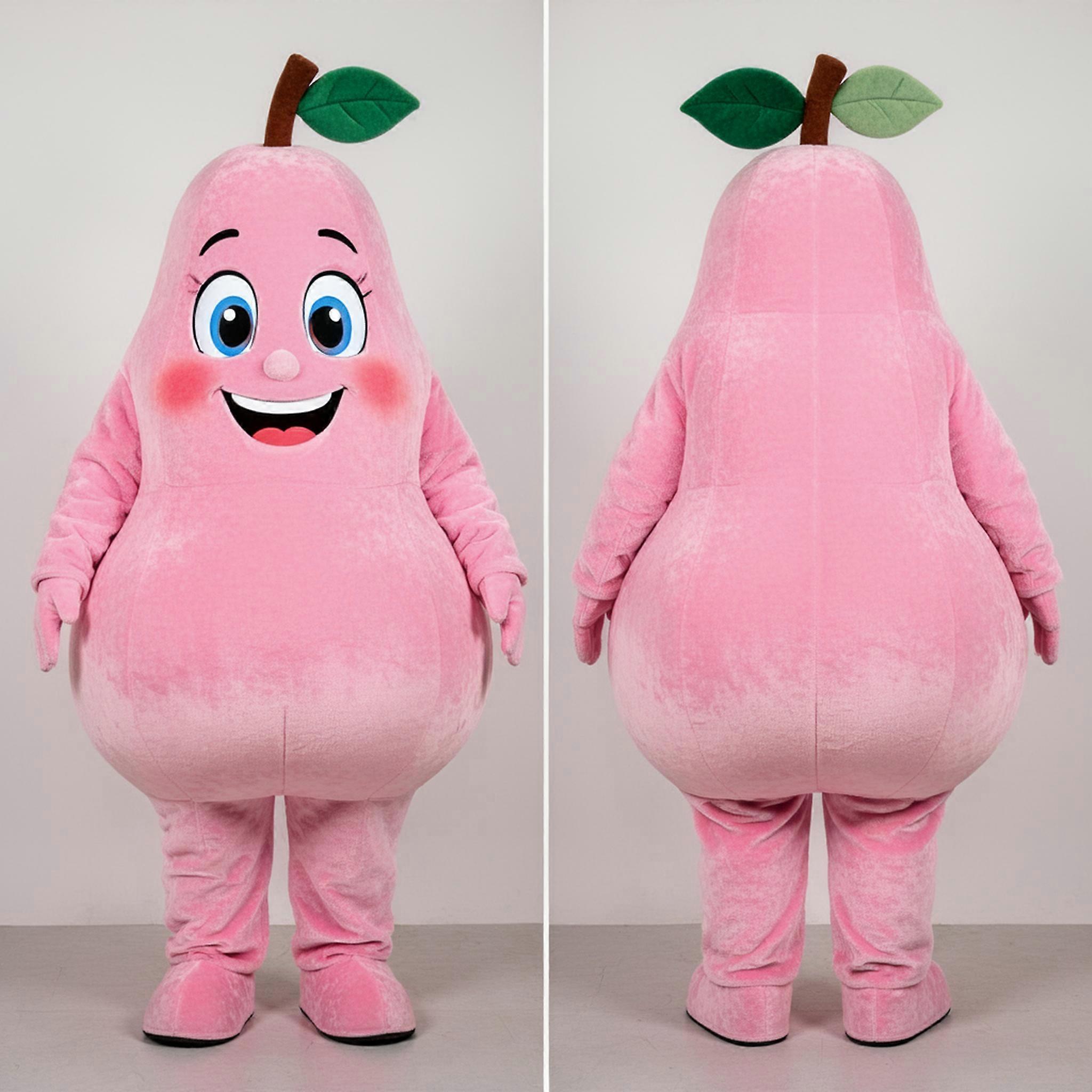 MASTICOT Rosy Plush Rounded Pear Mascot