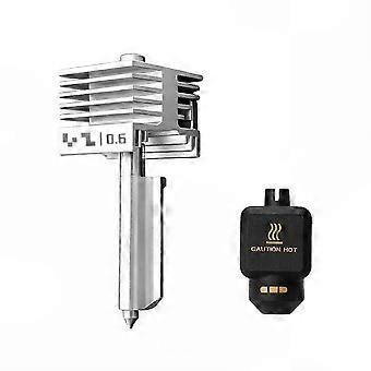 Hotend Kit Compatible with Bambu Lab H2D/H2S, 0.6mm Hardened Steel Nozzle, Quick-Swap Fast Replacement