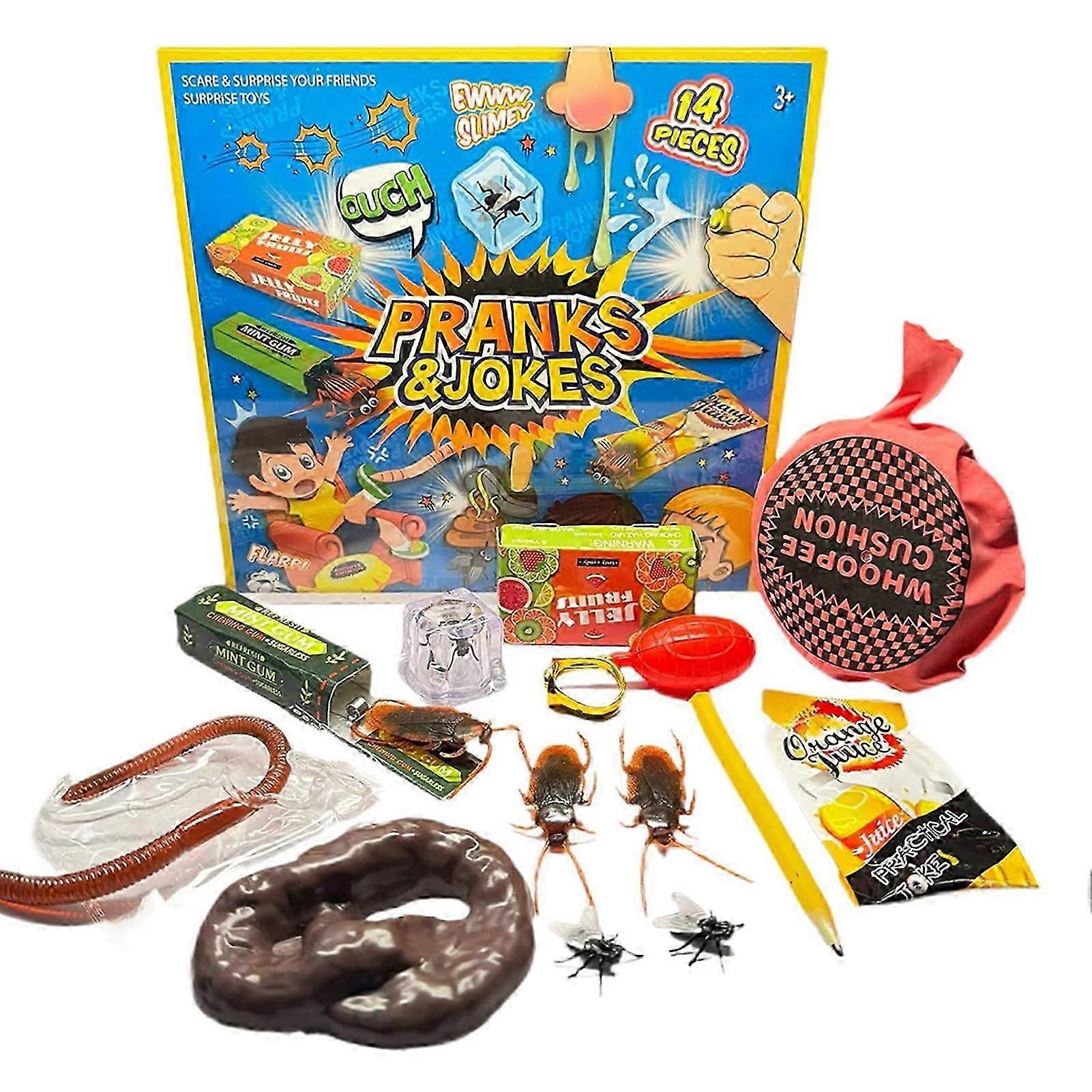 14-Piece Genuine Prank Gag Assortment