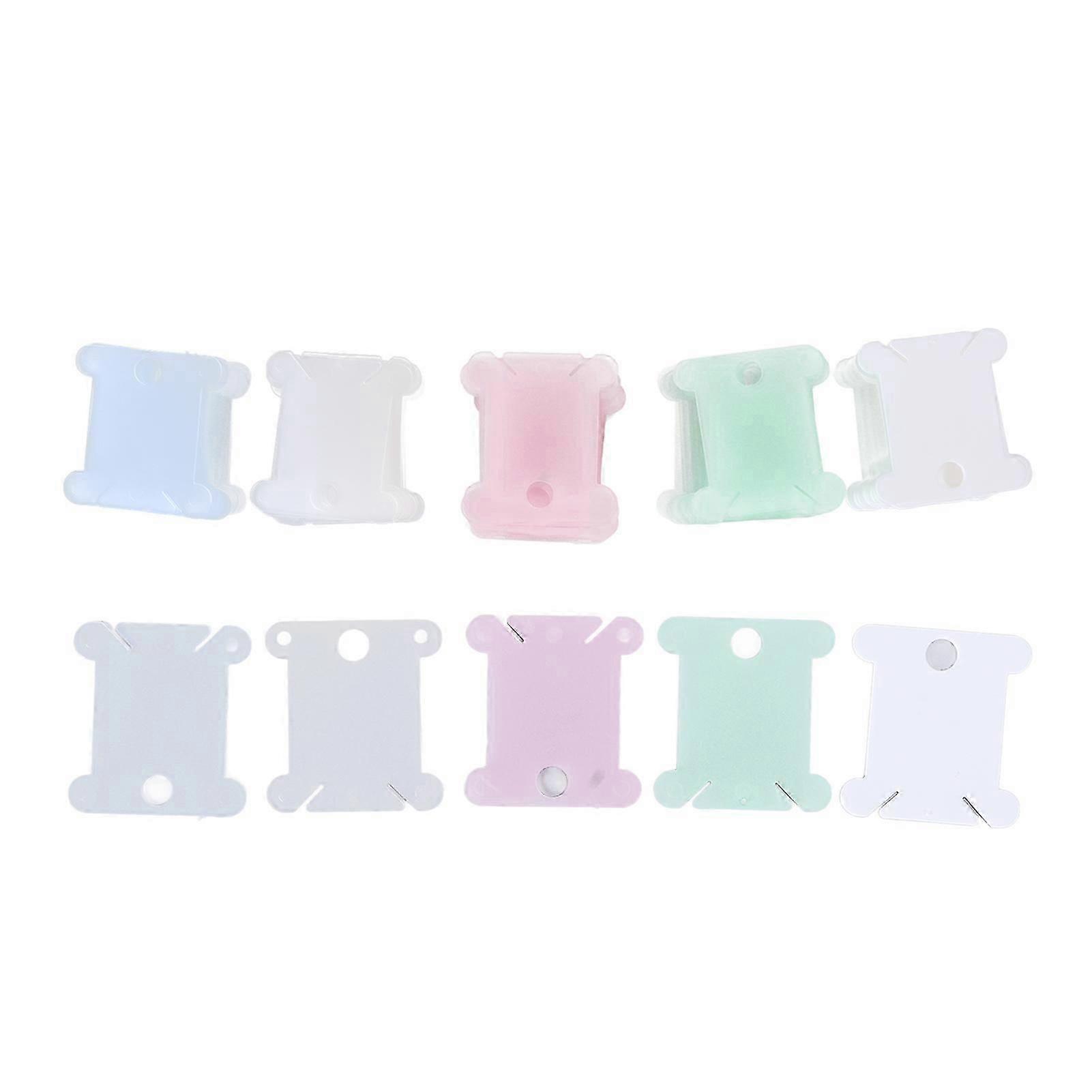 360Pcs Plastic Floss Bobbin Sorting Storage Function 3 Colors Anti Rust Beautiful Practical DIY Sewing Thread Storage