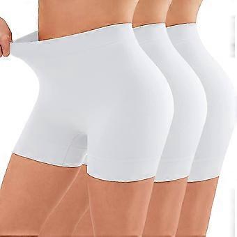 3 stk. sikkerhedsshorts til kvinder, anti-gnidsningsdesign, sømløse, slankende, kan bæres under kjoler, yogashorts.