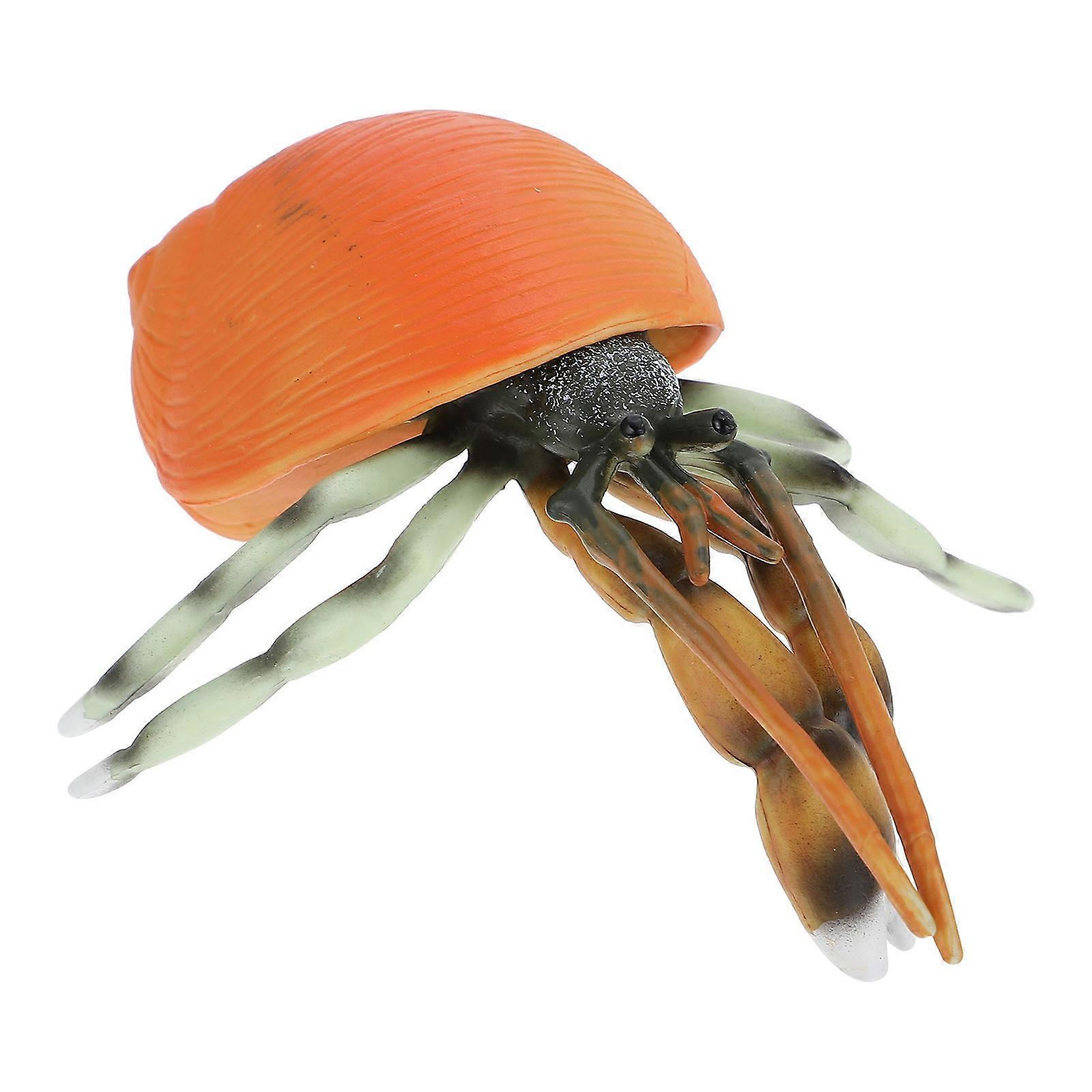 PVC Hermit Crab Toy for Decor Realistic Simulation