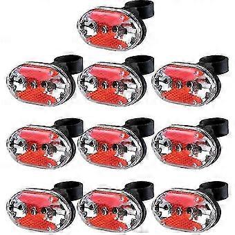 10X Bike Tail Light Bright Rear Colorful Light Bike Light Cycling Safety for Night Riding Lighting Back Bicycle Taillights