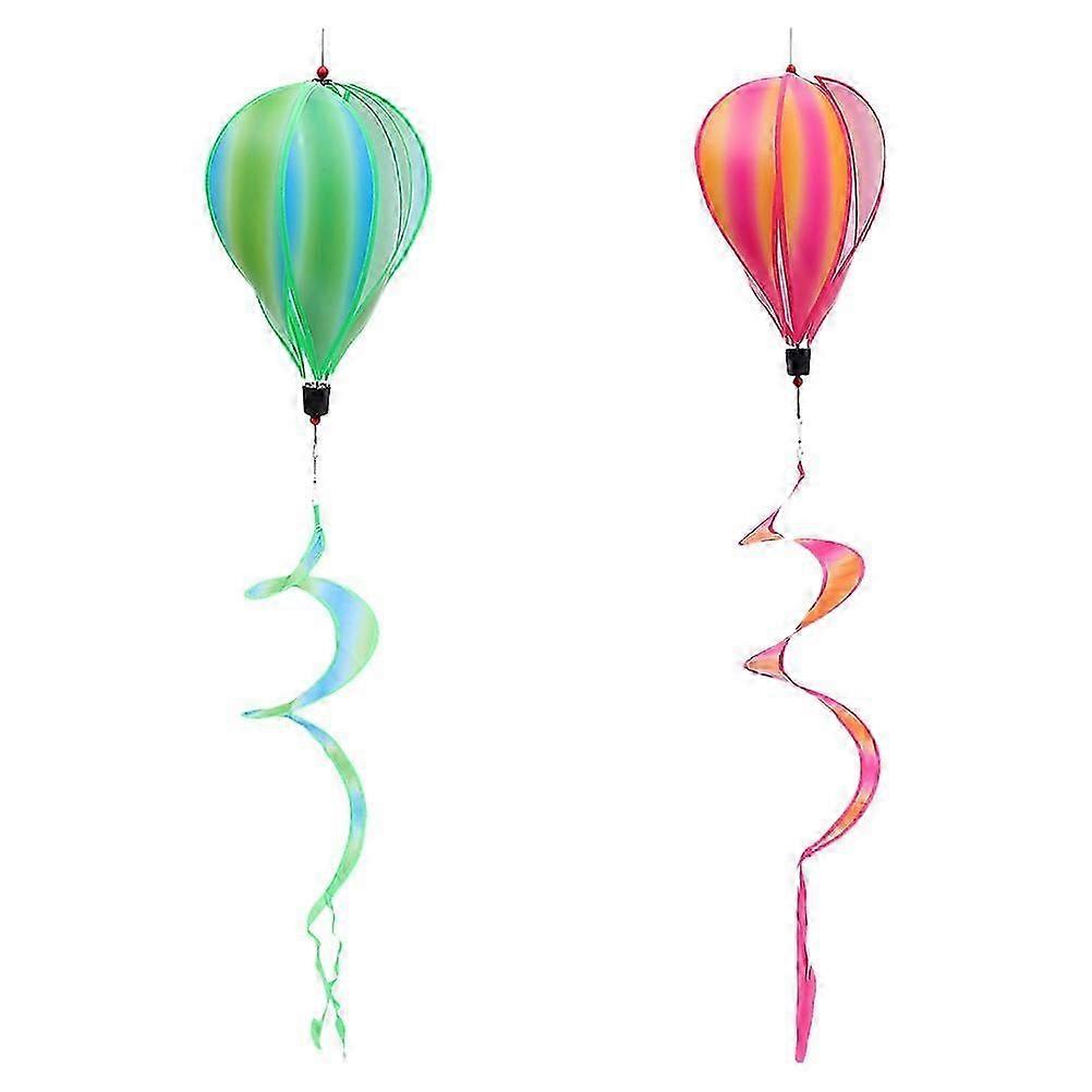 Hot Air Balloon Decorations Hanging Spinners 2Pcs Set