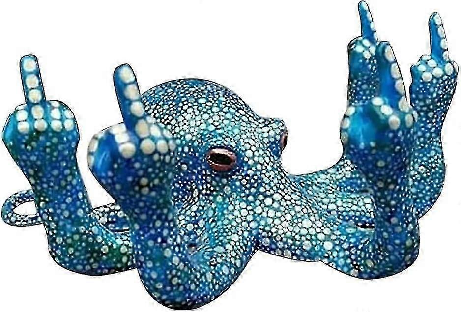 Angry Octopus With Glow Effect