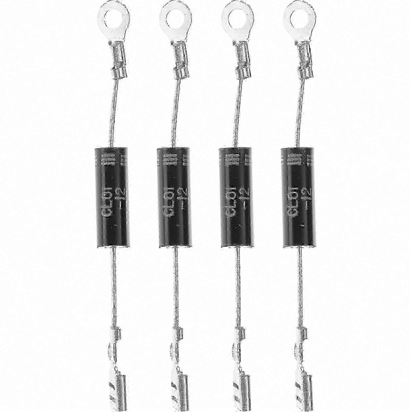 4-Pack High Voltage Rectifier Diodes compatible with Microwave Ovens Metal Components