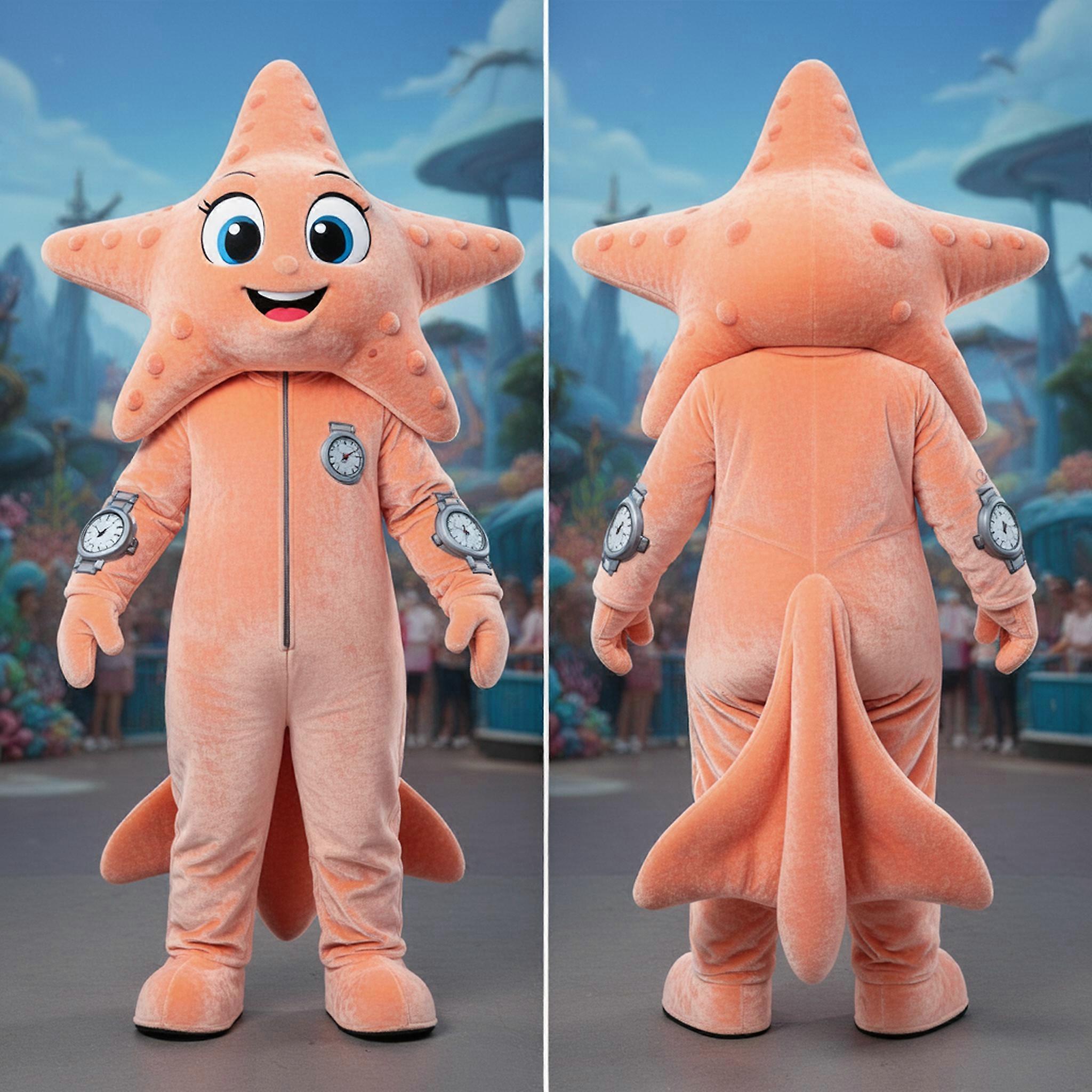MASTICOT Peach Vibrant Starfish Mascot