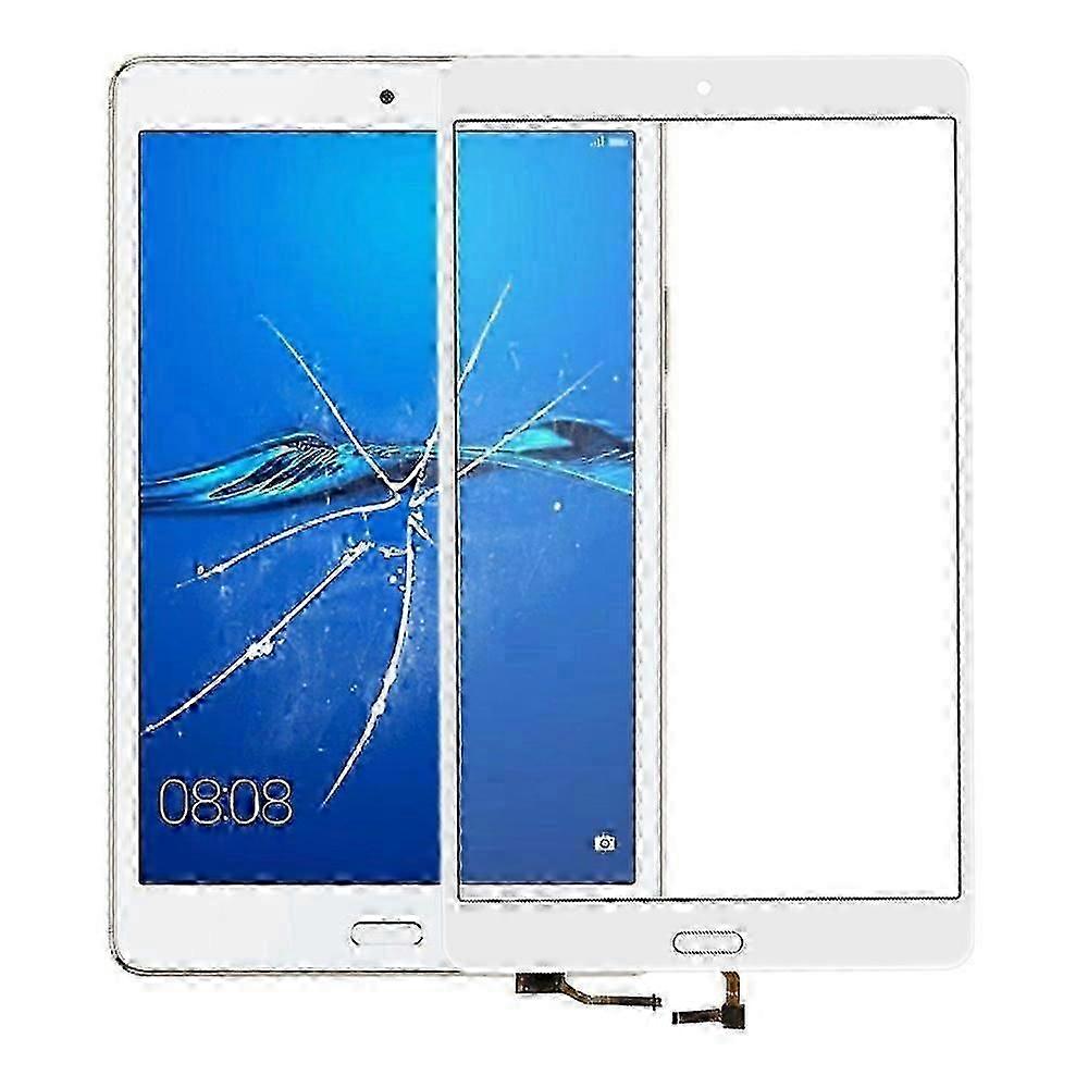Touch Panel Screen Replacement, White, Compatible with M3 BTV-DL09 BTV-W09