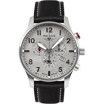 Iron Annie d-Aqui Swiss Quartz Analog Man Watch avec Bracelet Cowskin 5684-4