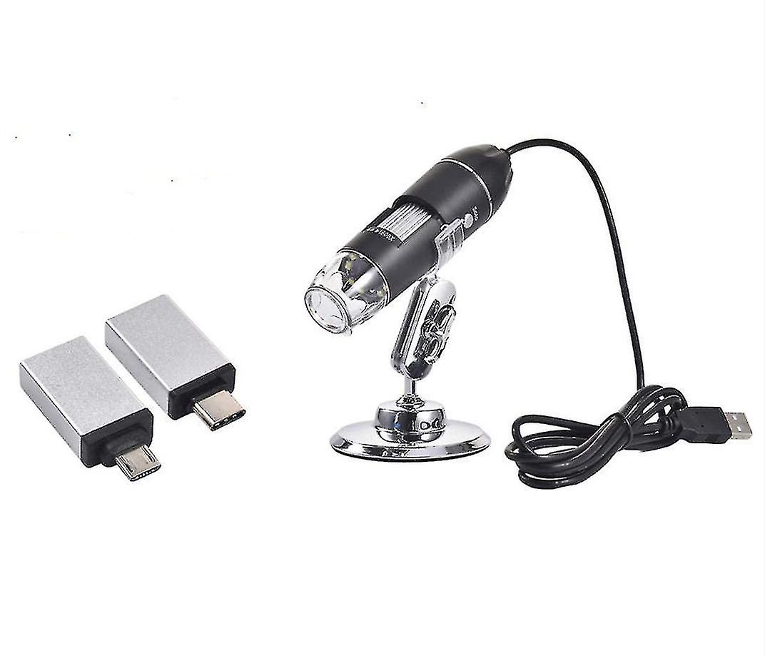 1600x Zoom 8 Led Microscope Digital Magnifier,can Contact Laptop