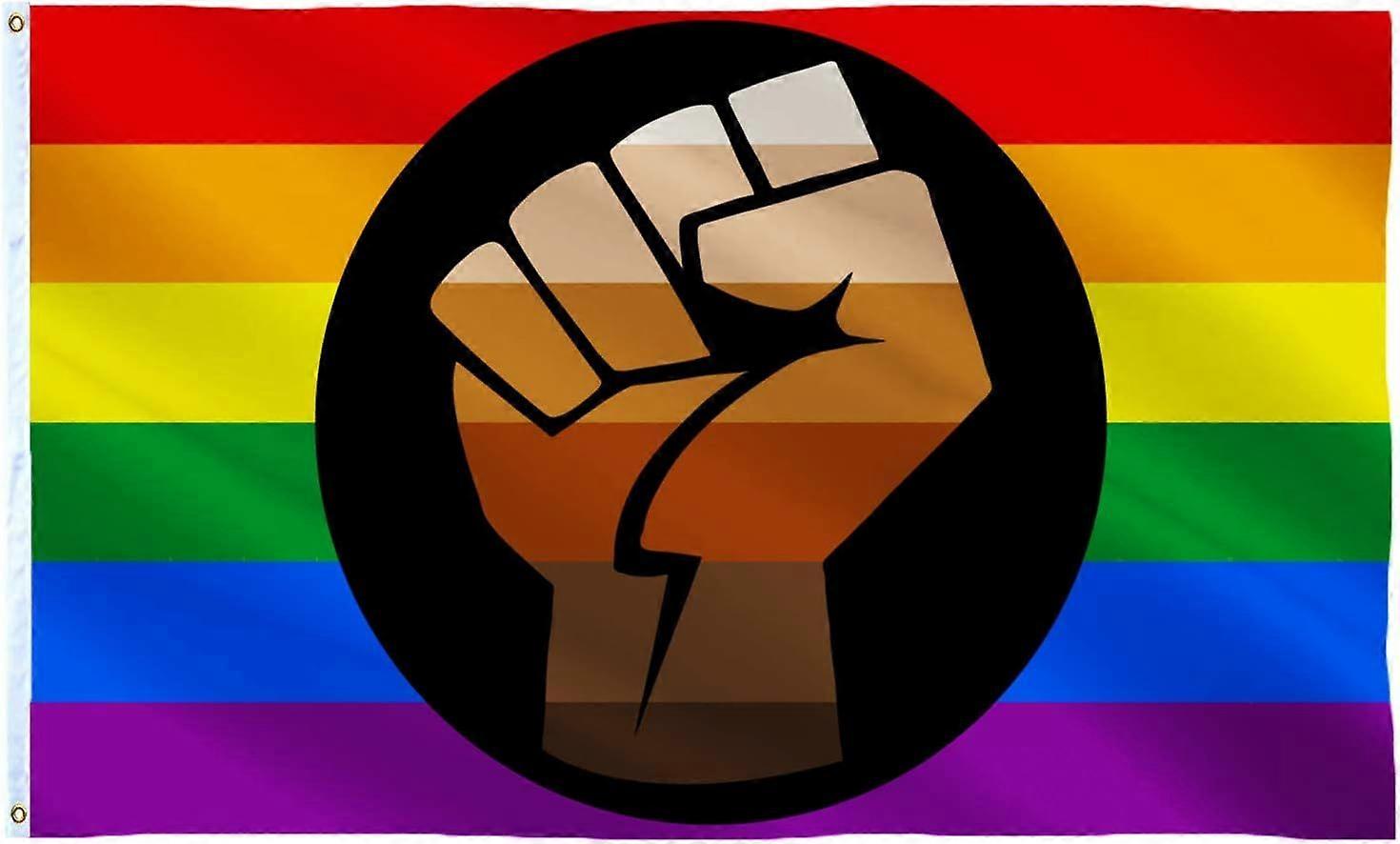 Black Power Faust Flagge UU 0398