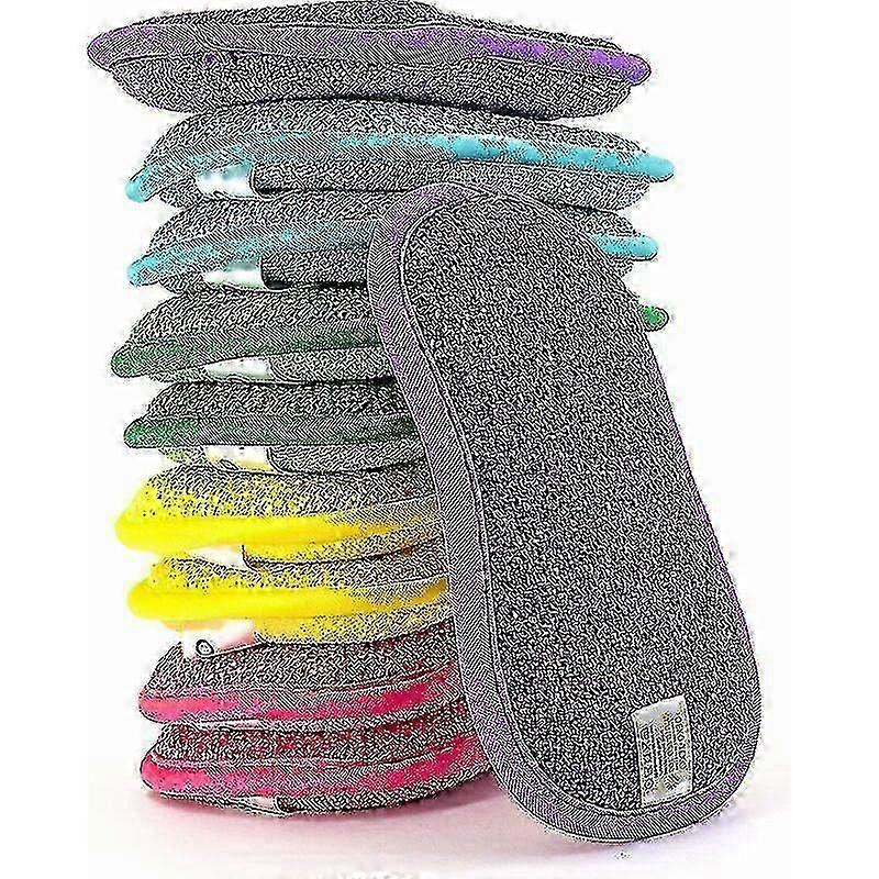 Dish Sponge Set 10 Pack - Eco-Friendly Microfiber Scrubber compatible with Kitchen