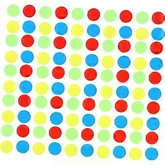 1000 stuks bingobonnen voor het tellen, wiskundespel, markeringen voor spelavonden. Plastic schijfjes en telstukjes voor activiteiten voor jongens en meisjes, willekeurige kleuren.