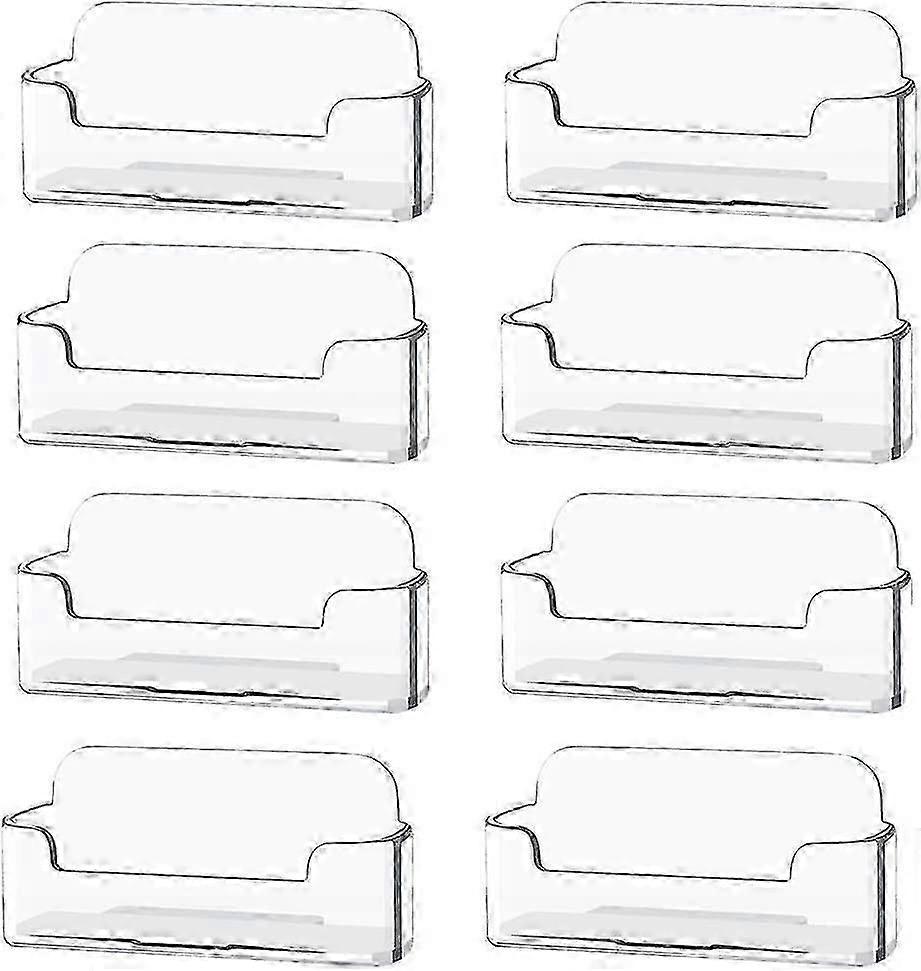 Clear Plastic Card Holder 8 Pack