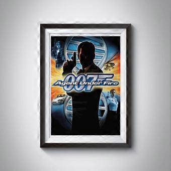 007 Agent Under Fire Bond Gaming Jigsaw Puzzle Game Room Home Decor RNB103