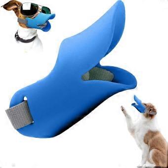 Soft Silicone Duck Bill Dog Muzzle with Adjustable Strap S-Size
Breathable Duck Mouth Cover Cute Appearance Dog Muzzle for Small Dogs