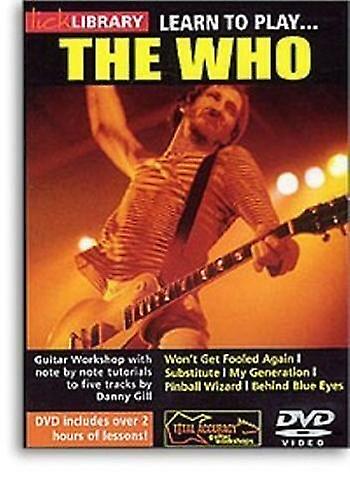Learn to Play The Who DVD (2006) Danny Gill cert E - Region 2