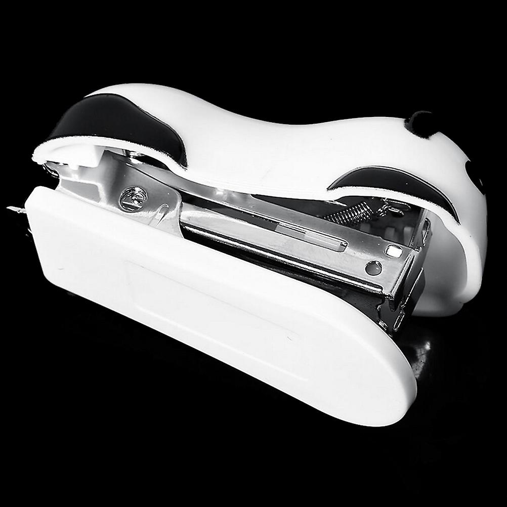 Cute Panda Office Student Small Mini School Home Stapler Staples Set Plastic