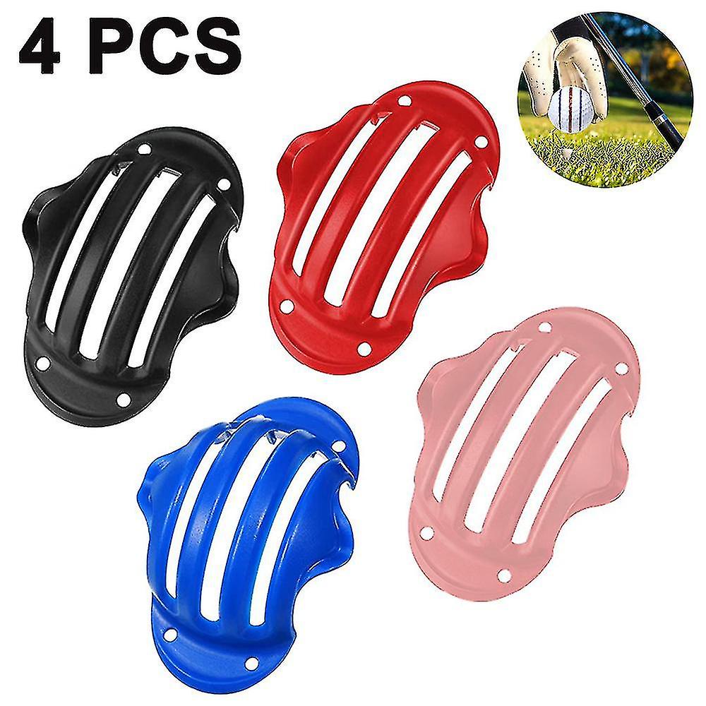 1 Set Golf Ball Marker Line Drawing Tool 4 Color Value Pack Template Liner Stencil Putt Alignment+4 color pens NIUNIU