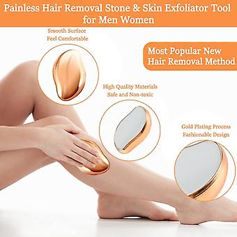 Crystal Hair Eraser Magic Crystal Hair Remover Painless Hair Removal Stone  Skin Exfoliator Tool (Gold) | Fruugo CA