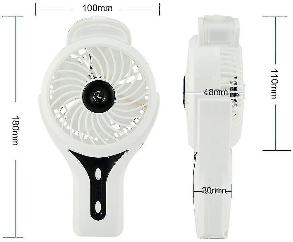 Portable Mini Handheld Usb Misting Fan With Personal Cooling Mist Humi