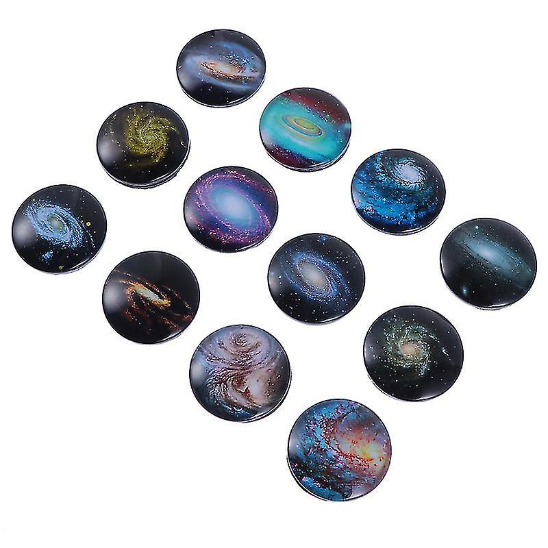 3X3cm Assorted Color Refrigerator Magnets 12pcs Universe Refrigerator Fridge Magnets For Office Cabi