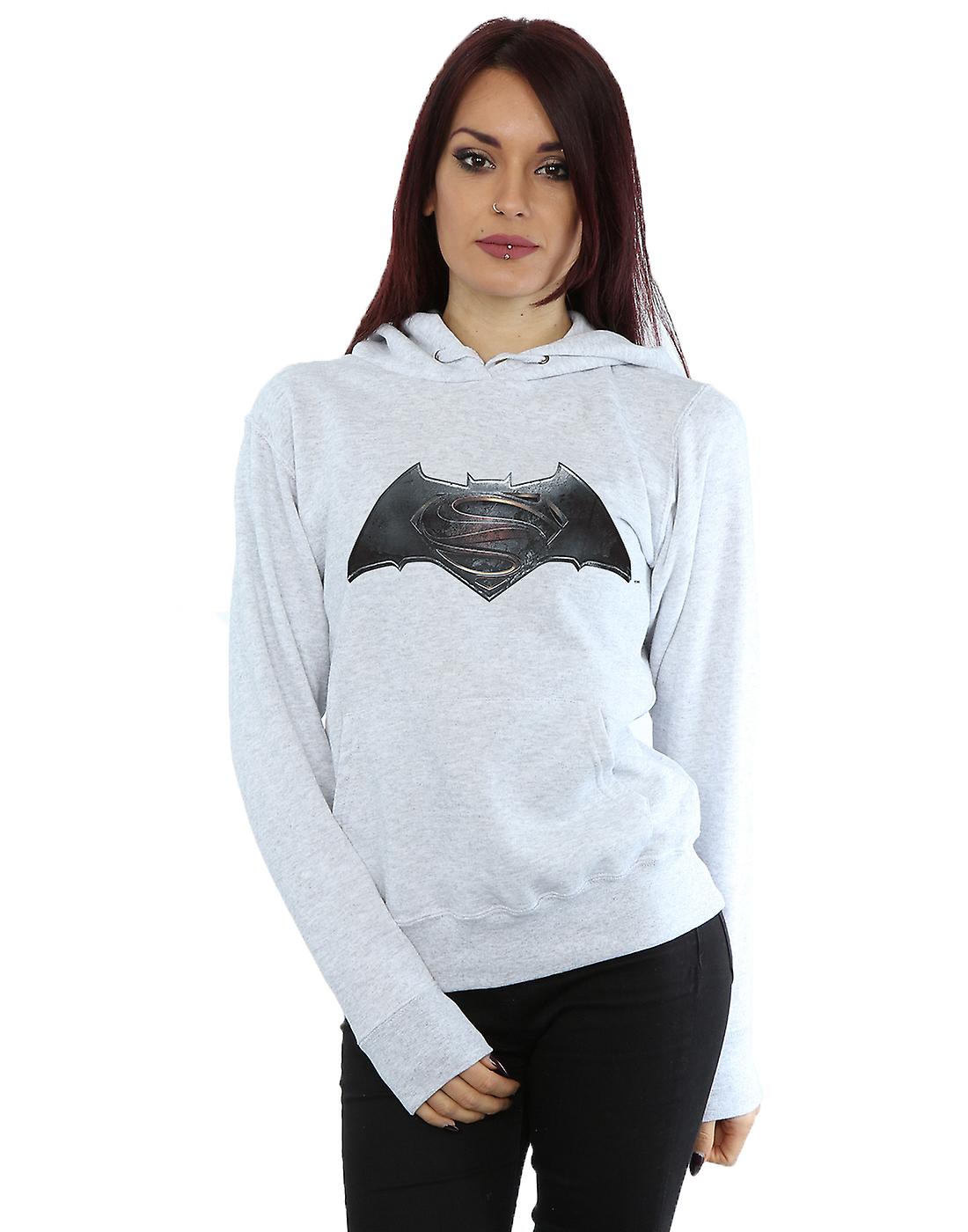 DC Comics 女士蝙蝠侠 V 超人标志连帽衫