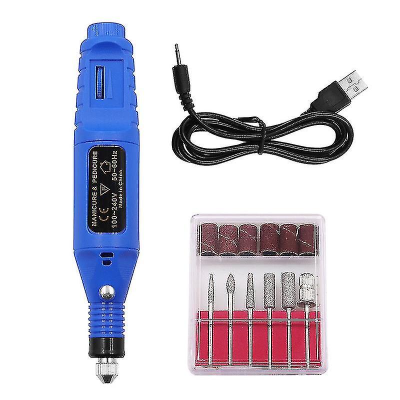 Usb Rechargeable Nail Polisher Electric Nail Removal Tool Set Dead Skin Sanding And Polishing Pen Type Nail Polisher