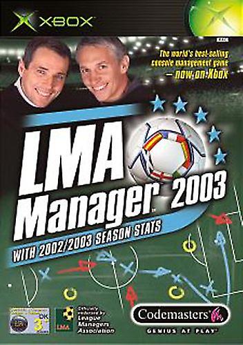 LMA Manager 2003 (Xbox) - PAL - New & Sealed