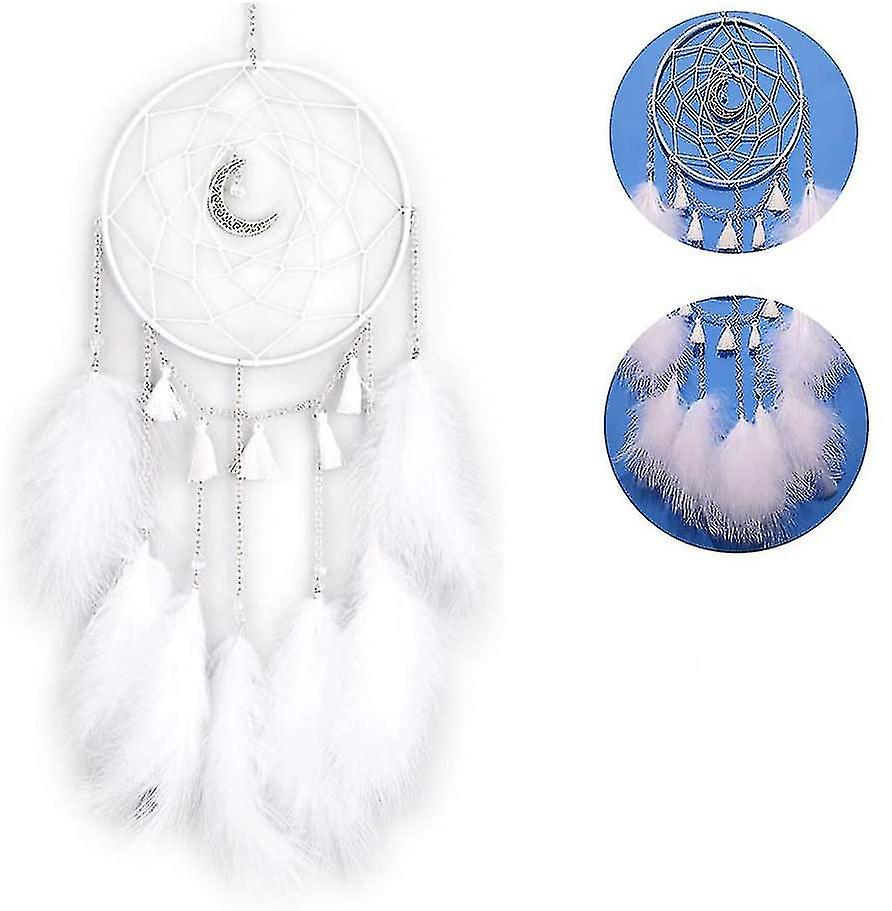 Feather Dreamcatcher, Handmade Dreamcatcher com Led Lightbd