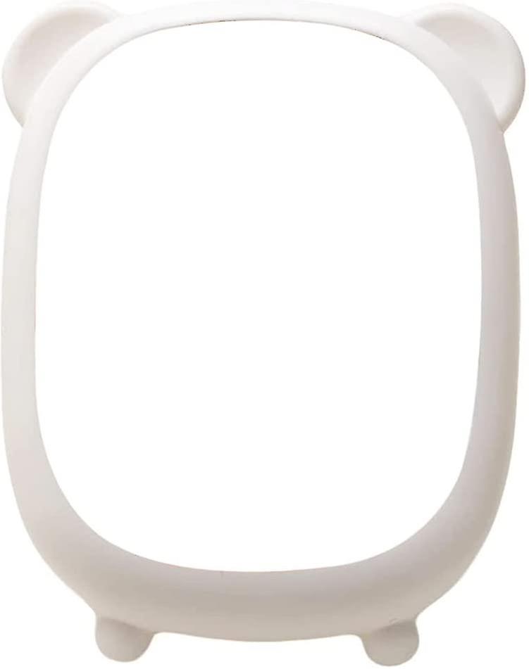 Girls Tabletop Makeup Mirror With Adjustable Stand (white)
