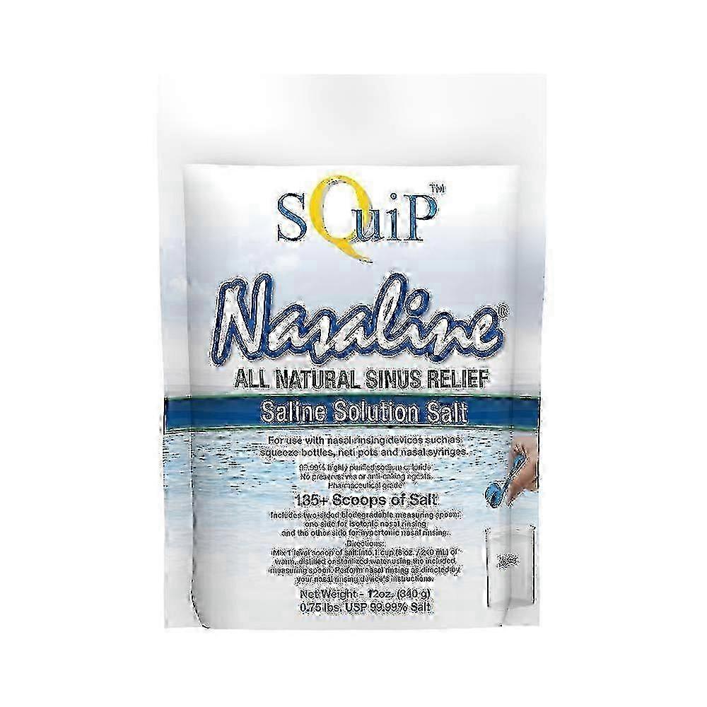 Squip Saline Solution Salt, 12 Oz