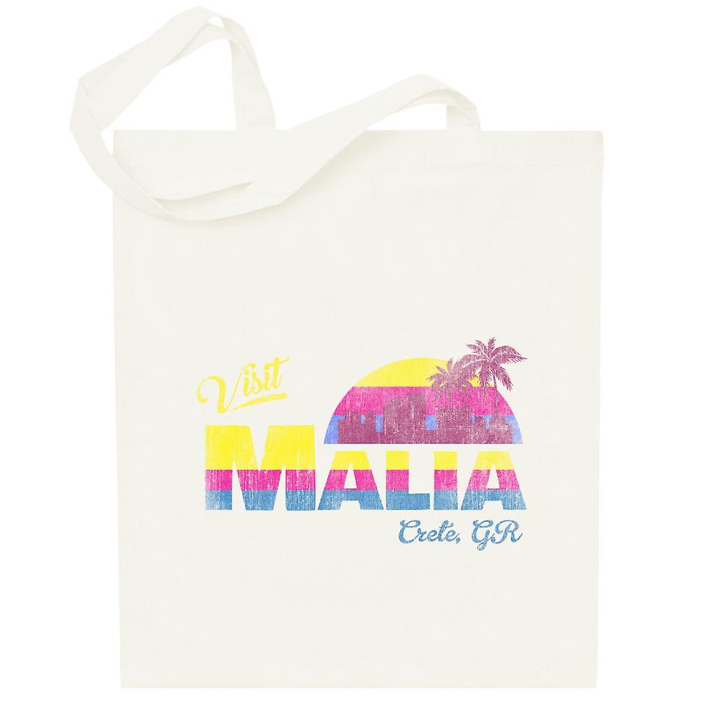 Visit Malia Sunset Totebag