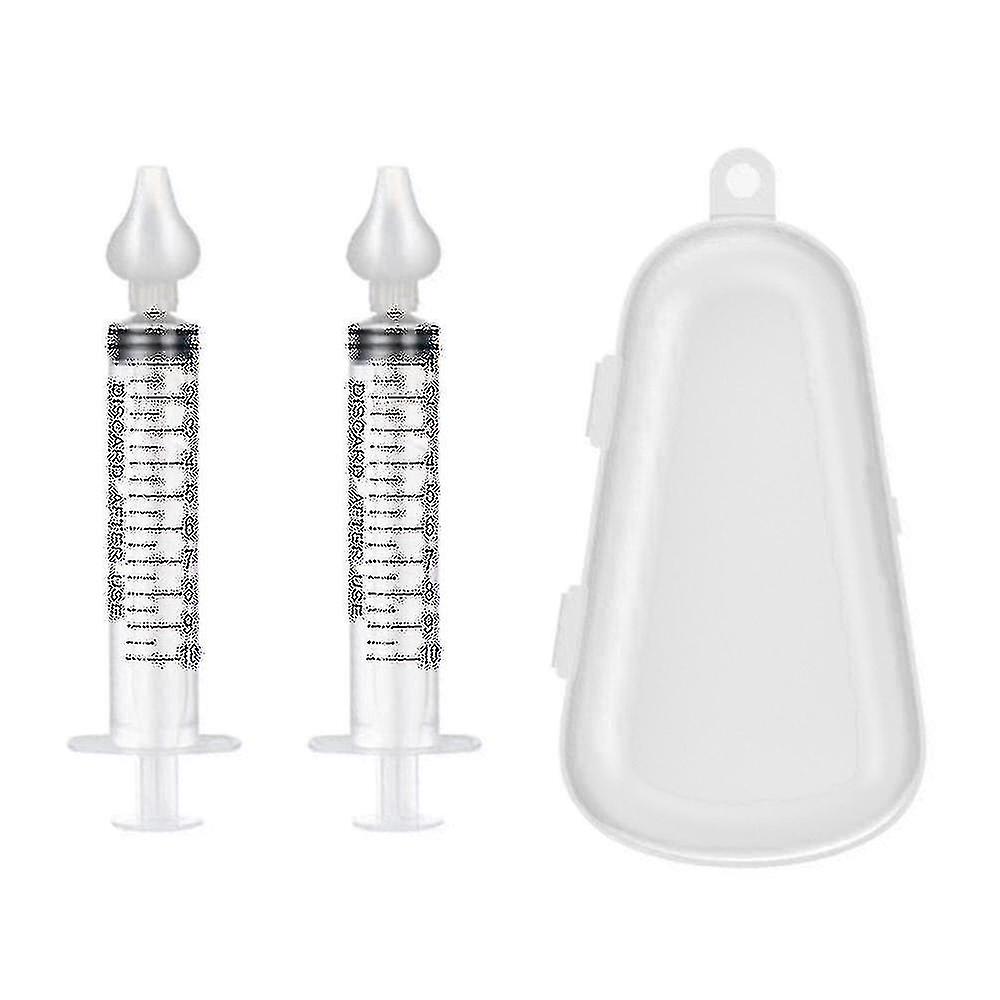 Baby Nasal Syringe, Baby Nose Syringe With Graduation 10-20ml With Cleanable And Reusable Silicone Nasal Suction Tip