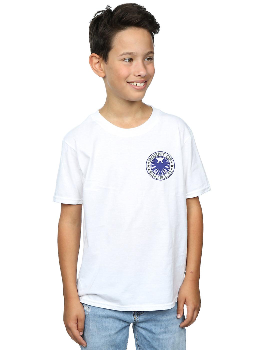 奇迹男孩代理盾牌乳房印花 T恤