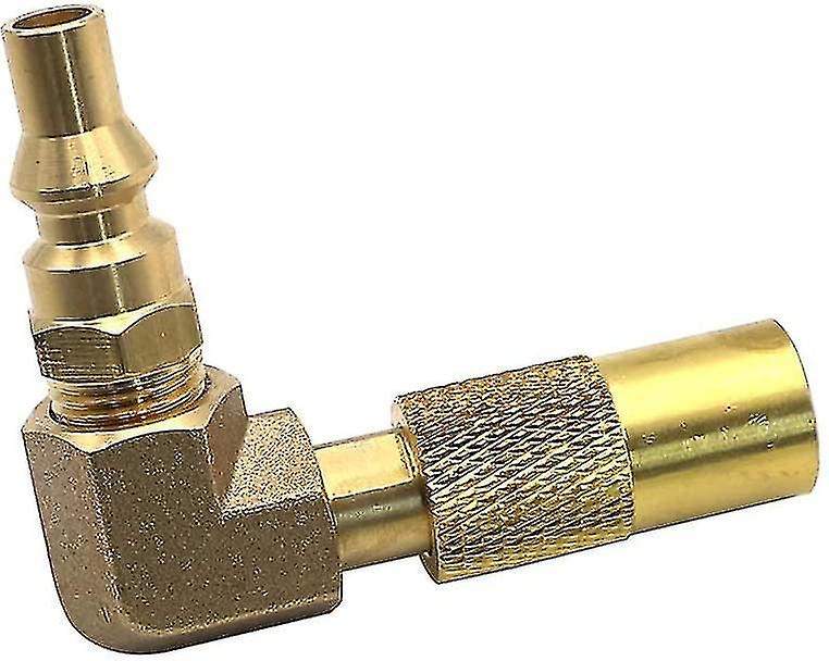 Propane Gas Adapter 1/4" Rv Quick Connect 90 Degree Adapter Elbow