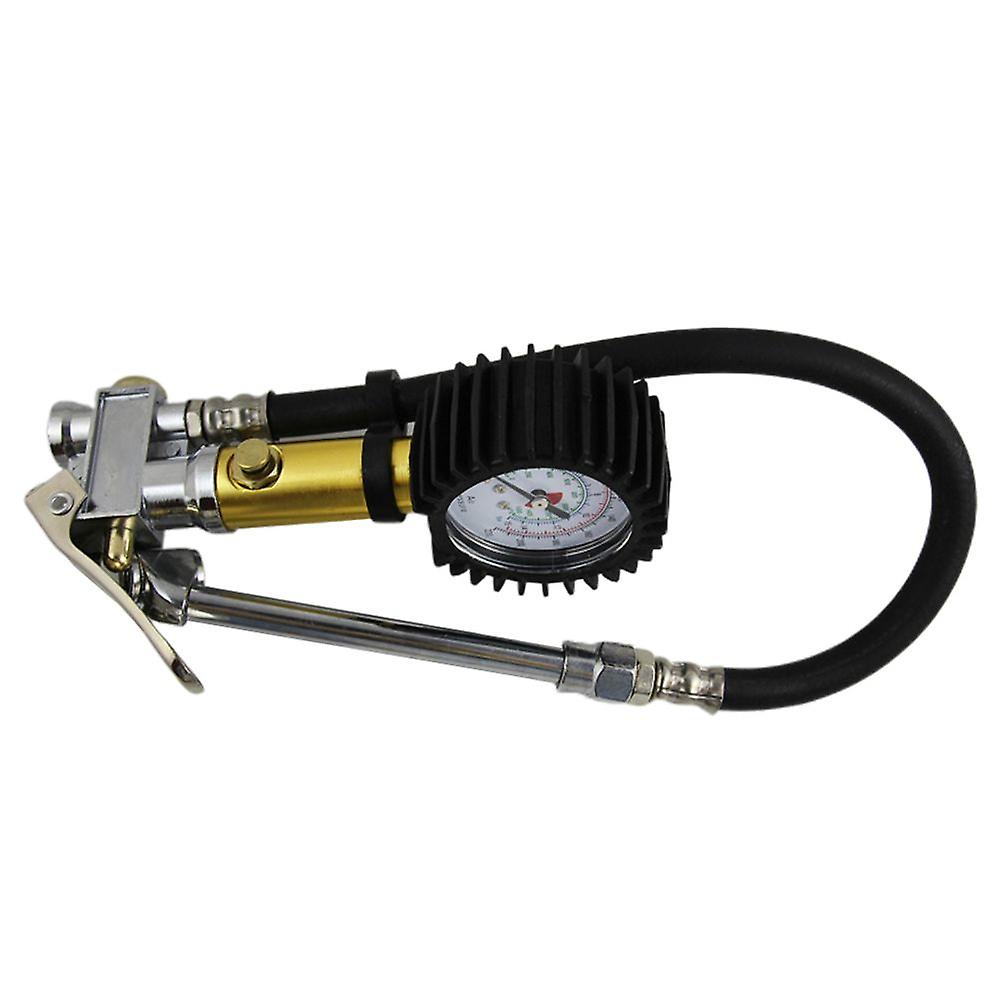 3-in-1 Digital Tire Inflator With Pressure Gauge 0 - 220 Psi Air Chuck Black