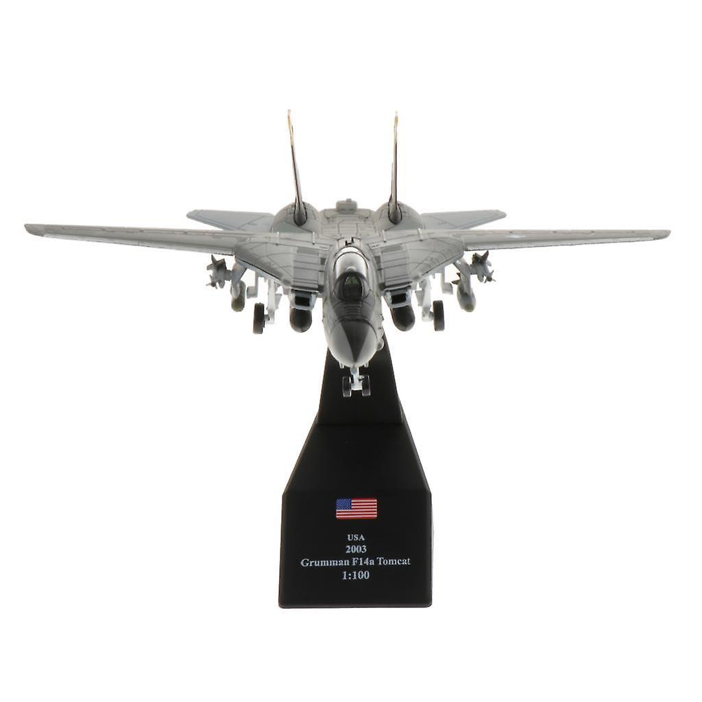 Nouveau modèle en alliage 3D d’avion de chasse F-14 Tomcat au 1:100