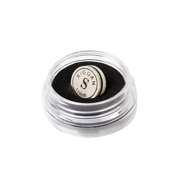 4x1pc 11mm Snooker Cue Tip Artificial Leather Humidity Resistant Box Glue on Rate S