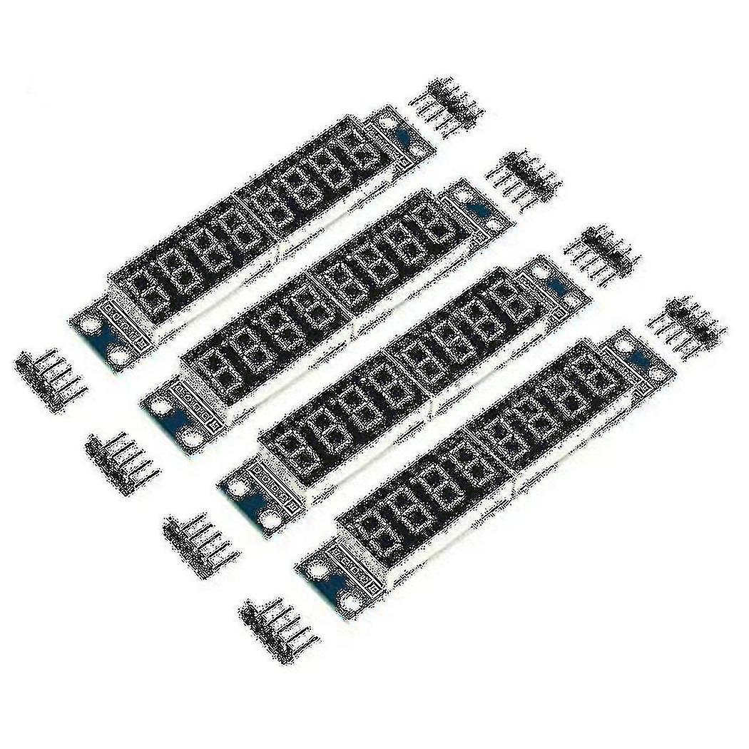 4pcs 8-digit 7 Segment Module 8 Bit Digital Segment Tube Led Display Module Supports Cascade Eight
