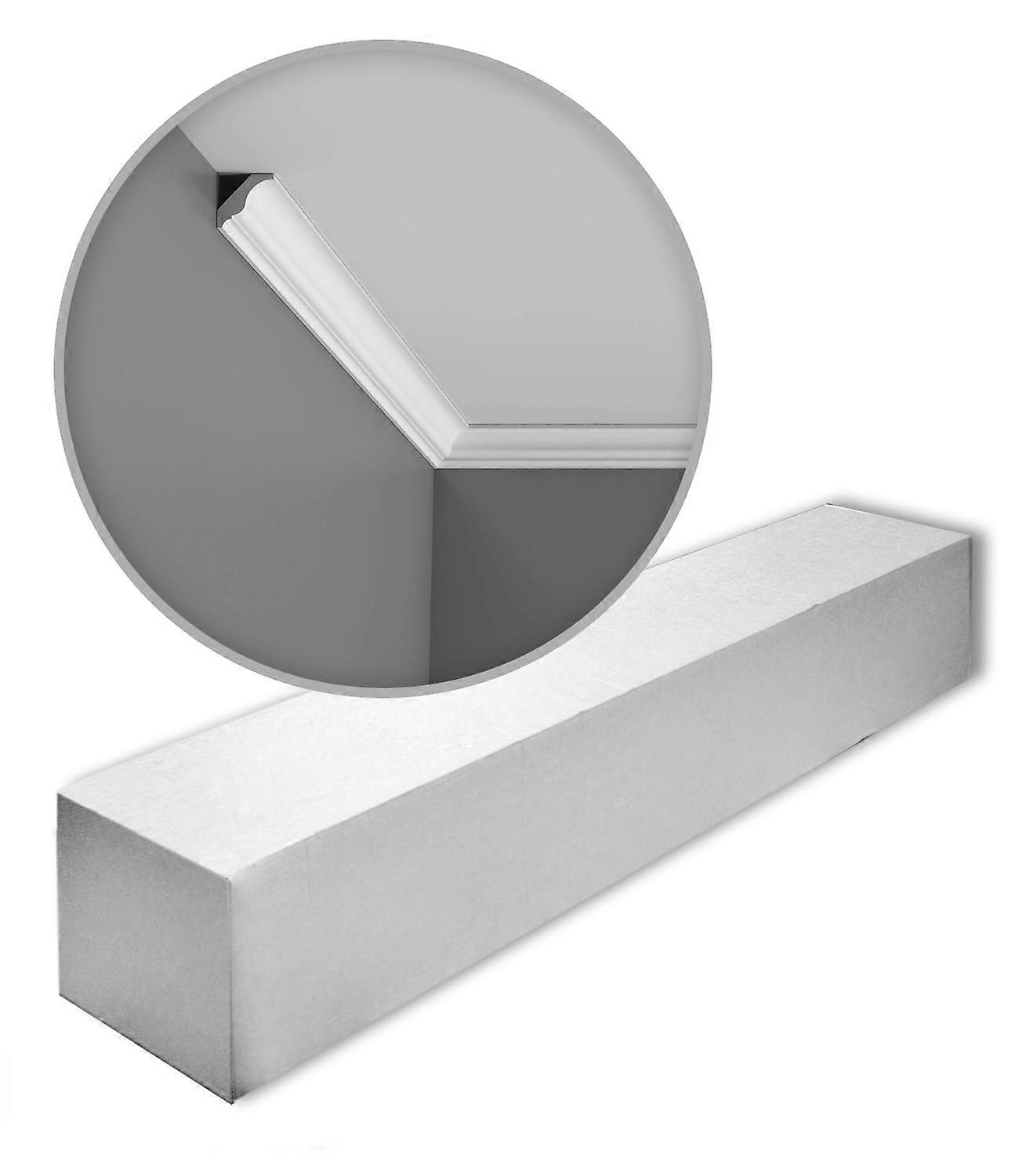 Orac Decor 10 x Crown mouldings CX154-box-10 AXXENT Duropolymer® white pre-primed