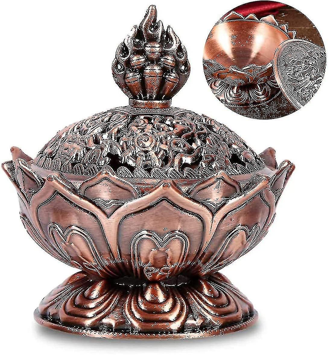 Røgelsesbrænder Lotus røgelsesbrænder Røgelsesholder Backflow Røgelsesskål Røgelse