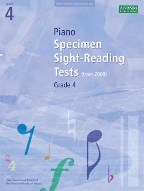Piano Specimen Sightreading Tests Grade 4 Paperback Book