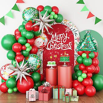 5 pz 84 cm Grande Rosso Verde Natale Bastone Foil Palloncini Natale Stampella Palloncino Decorazioni Di Natale per la casa Navidad 2026  15