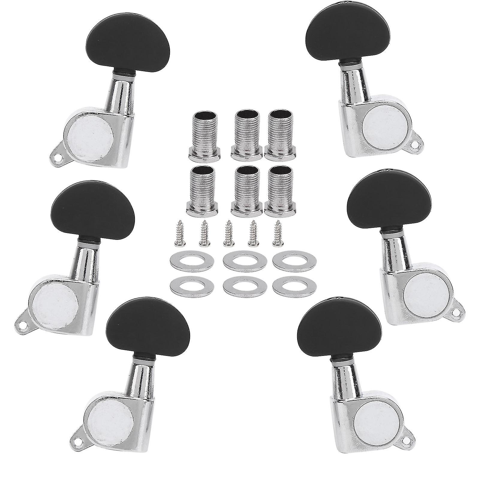 Acoustic Electric Guitar Tuners Tuning Keys String Metal Pegs Sealed Machine Head Frosted