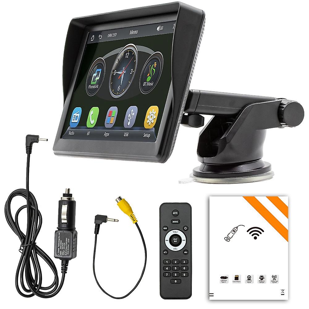 Car Wireless MP5 Player, 7-inch Portable Wireless WIFI Radio Car Multimedia Player Touch Screen FM A