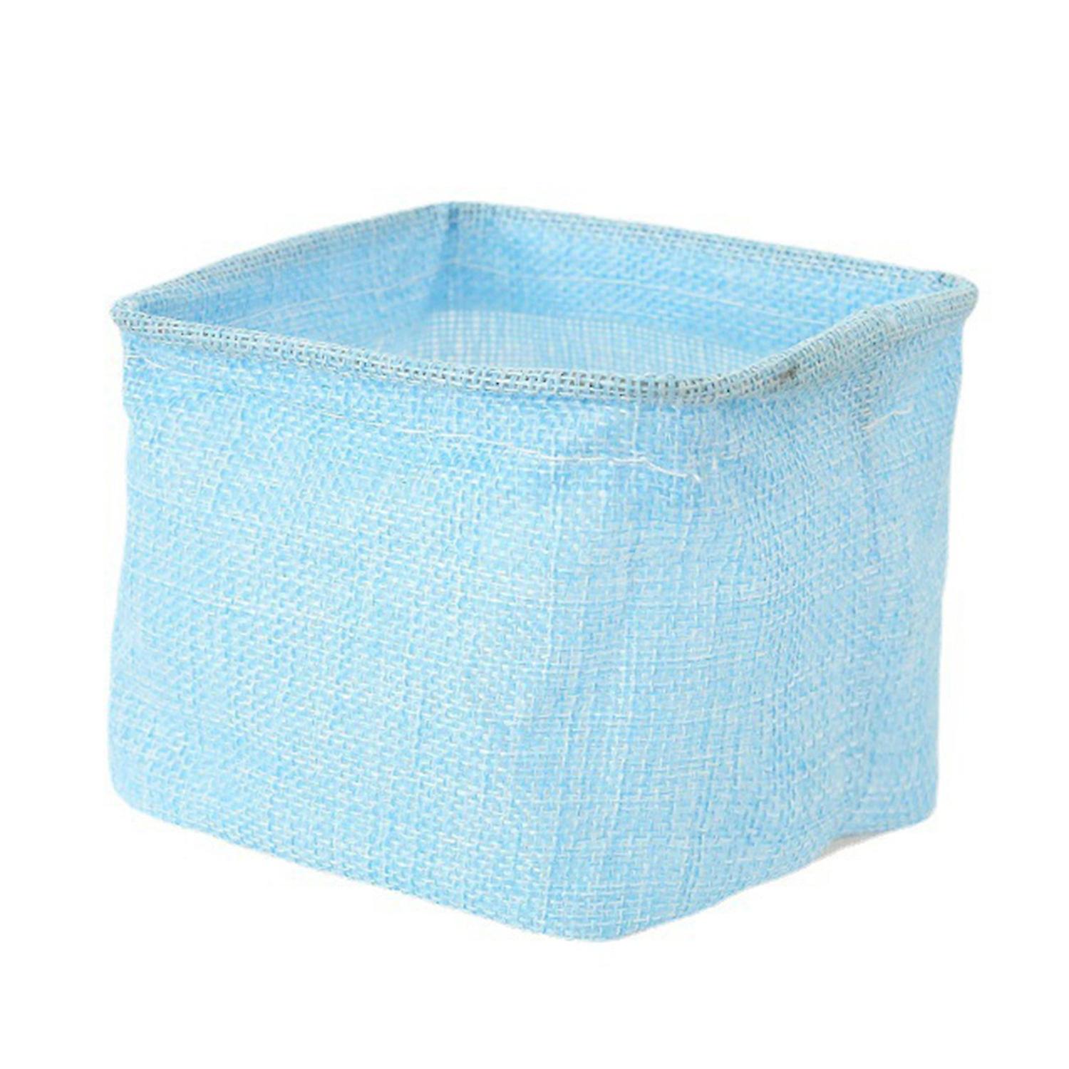 Sundries Storage Basket Multipurpose High Capacity Item Storage Cotton Chic Desktop Gadget Storage